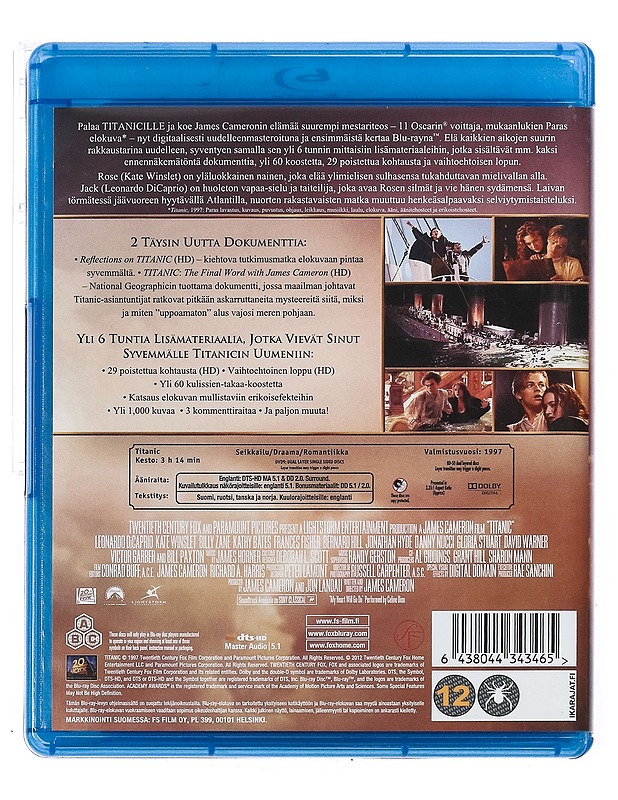 Titanic - Blu-Ray + DVD - Blu-ray-levyt - 10105436455 - 1