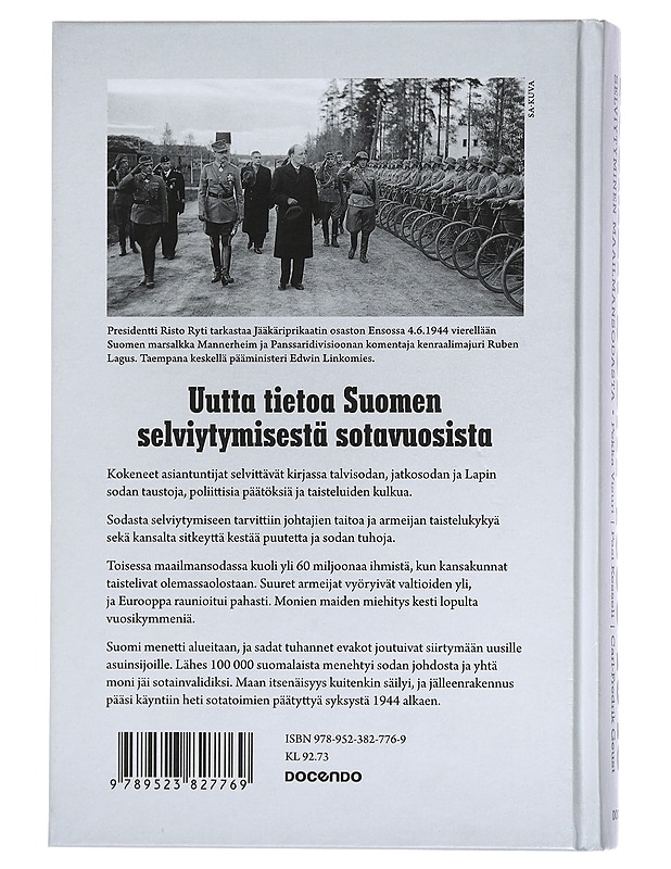 Suomen sodat 1939-1945 : selviytyminen maailmansodasta - Visuri, Pekka - Historiakirjat - 10105436456 - 1