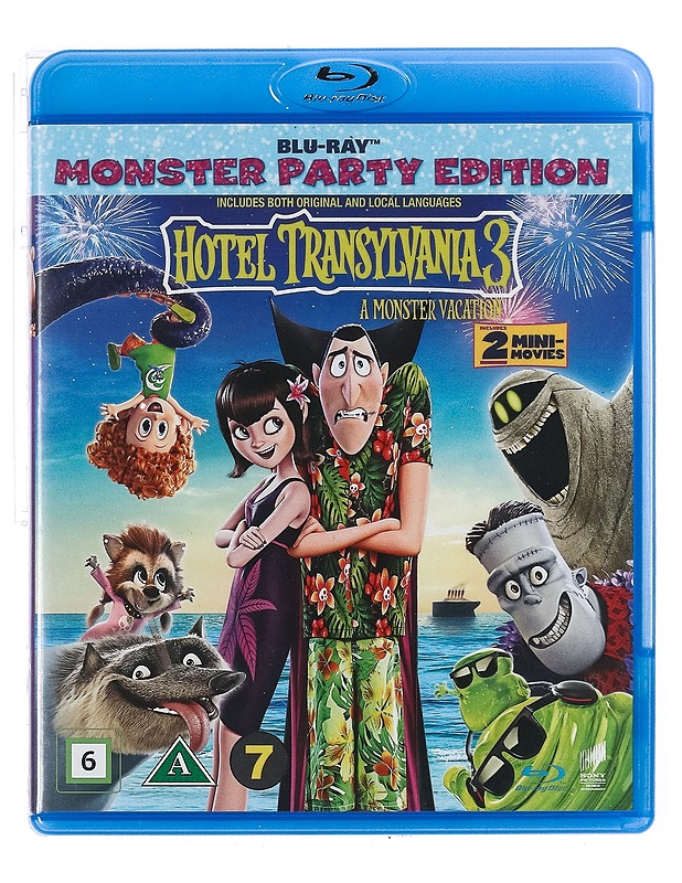 Hotel Transylvania 3: A Monster Vacation - Blu-Ray - Blu-ray-levyt - 10105436465 - 0