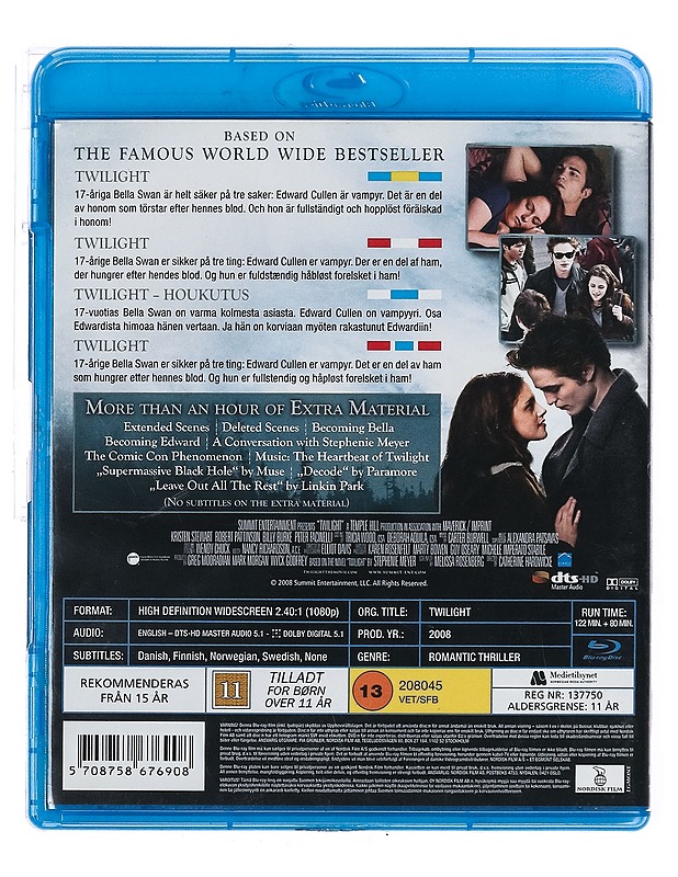 Twilight - Blu-Ray - Blu-ray-levyt - 10105436470 - 1