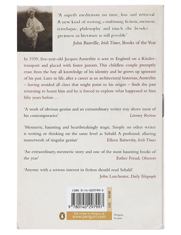 Austerlitz - Sebald, W. G. - Romaanit ja novellit - 10105436492 - 1