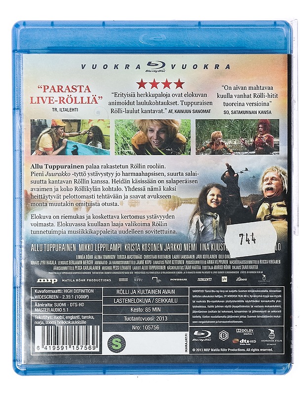 Rölli Ja Kultainen Avain - Blu-Ray + DVD - Blu-ray-levyt - 10105436507 - 1