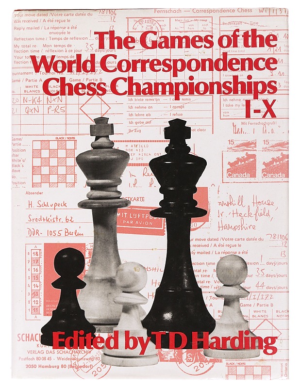 Games of World Correspondence Chess Championships 1-X - T. D. Harting  - Harrastekirjat - 10105436517 - 0