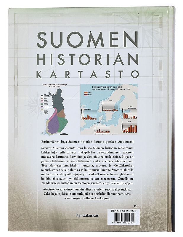Suomen historian kartasto - Haapala, Pertti - Tietokirjat - 10105436533 - 1