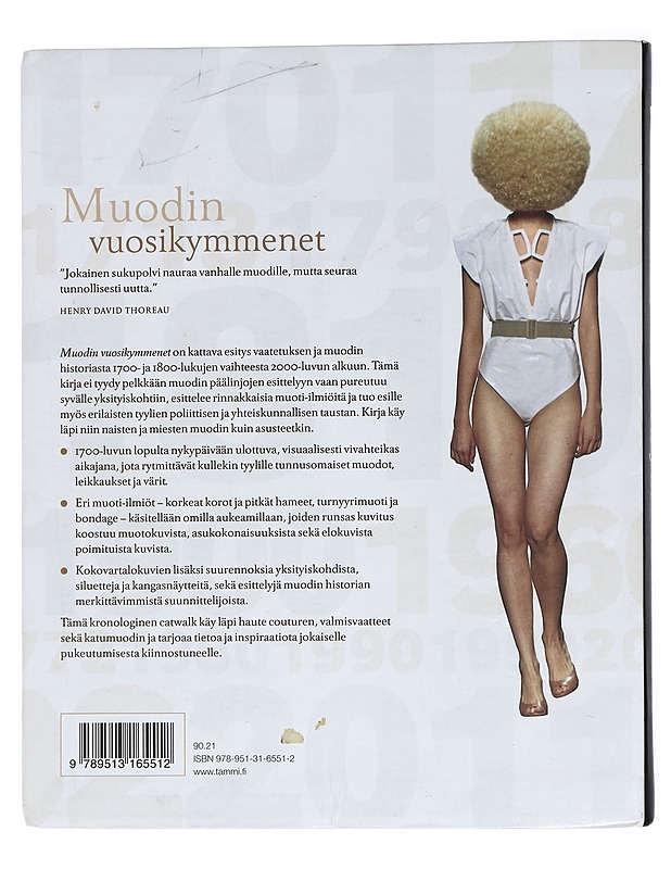 Muodin vuosikymmenet : 1800-luvulta nykypäivään - Stevenson, N. J. - Tietokirjat - 10105436580 - 1