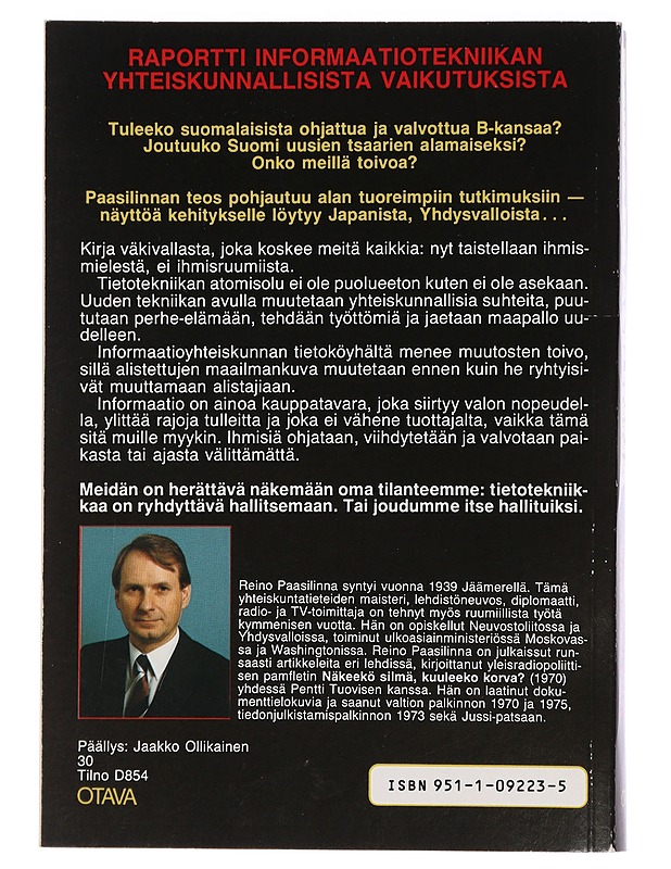Miellyttävää väkivaltaa : näinkö Suomi menettää itsenäisyytensä? - Reino Paasilinna - Historiakirjat - 10105436592 - 1