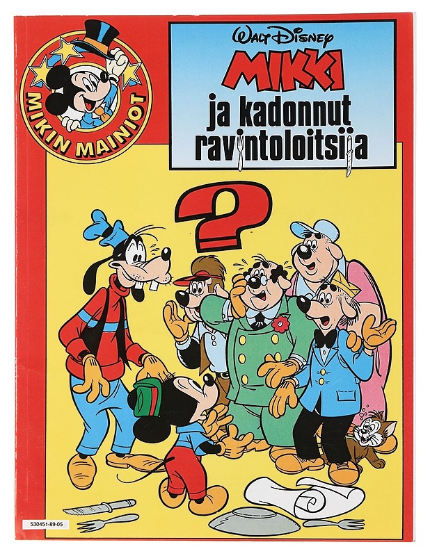 Mikin mainiot: Mikki ja Kadonnut ravintoloitsija - Walt Disney Company - Sarjakuvat - 10105436598 - 0