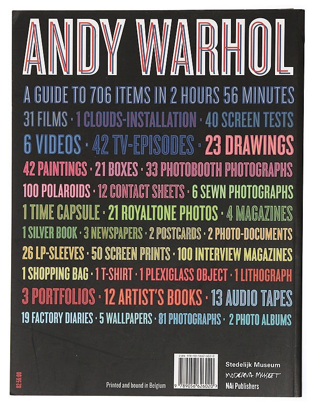Andy Warhol. A Guide to 706 items in 2 hours 56 minutes - Eva Meyer-Hermann (ed.) - Tietokirjat ja oppaat - 10105436609 - 1