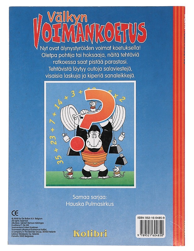 Välkyn voimankoetus - T. De Wit - Lastenkirjat - 10105436621 - 1