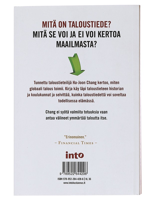 Taloustiede : käyttäjän opas - Chang, Ha-Joon - Historiakirjat - 10105436626 - 1