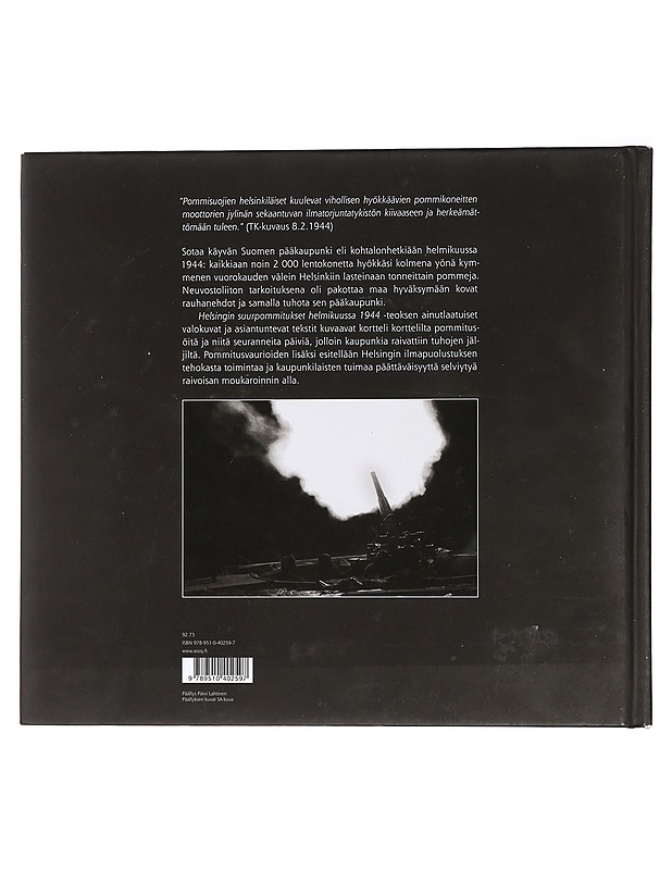 Helsingin suurpommitukset helmikuussa 1944 - Helminen, Martti - Historiakirjat - 10105436630 - 1