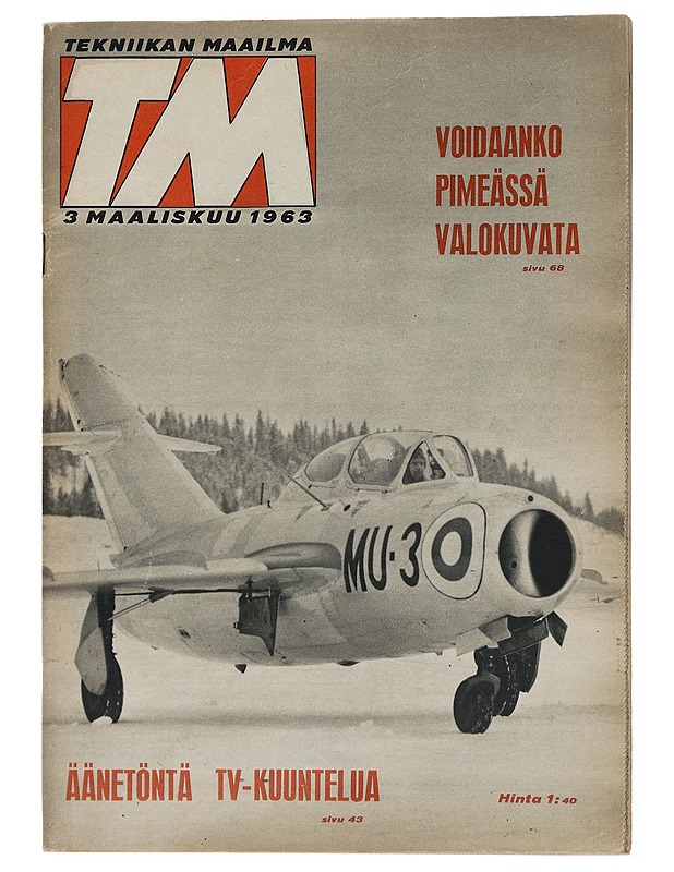 Tekniikan Maailma No3 Maaliskuu 1963 - Rauno Toivonen - Lehdet - 10105436642 - 0