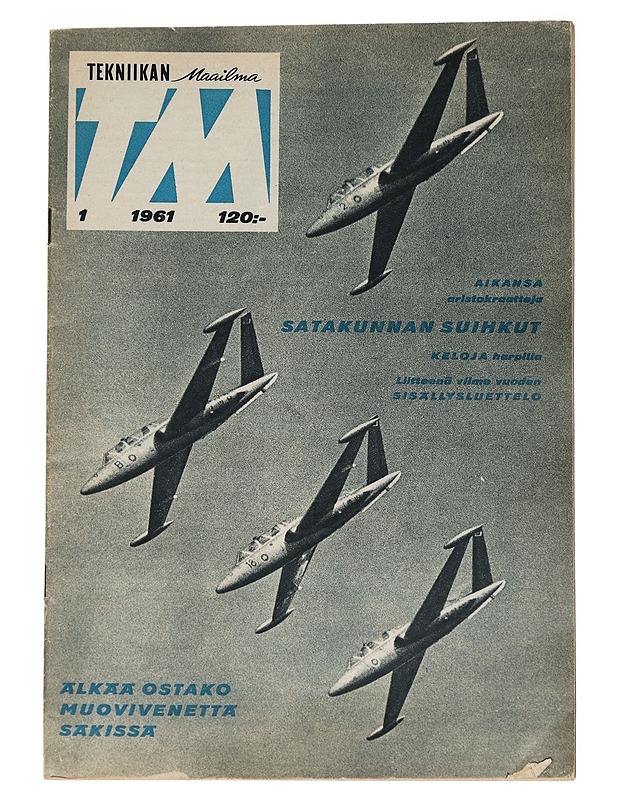 Tekniikan Maailma No:1 1961 - Rauno Toivonen - Lehdet - 10105436655 - 0