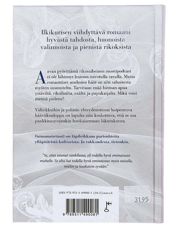 Vaimomateriaali - Laura Lennes - Romaanit ja novellit - 10105436671 - 1