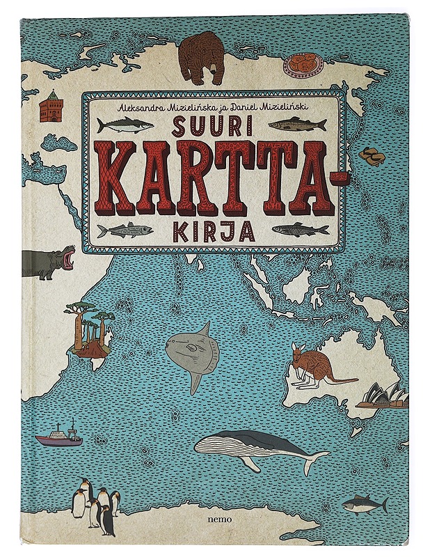 Suuri karttakirja - Mizieli?ska, Aleksandra - Lastenkirjat - 10105436684 - 0