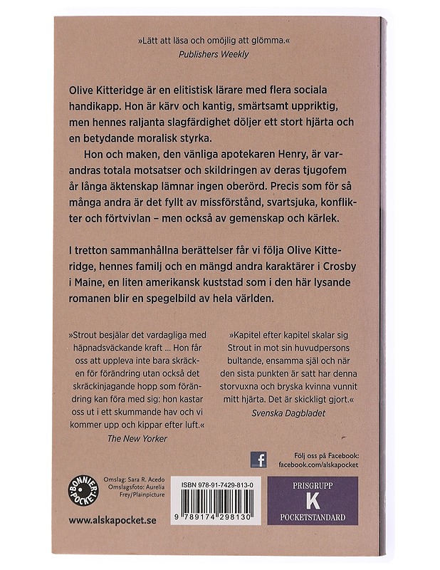 Olive Kitteridge - Strout, Elizabeth - Romaanit ja novellit - 10105436691 - 1