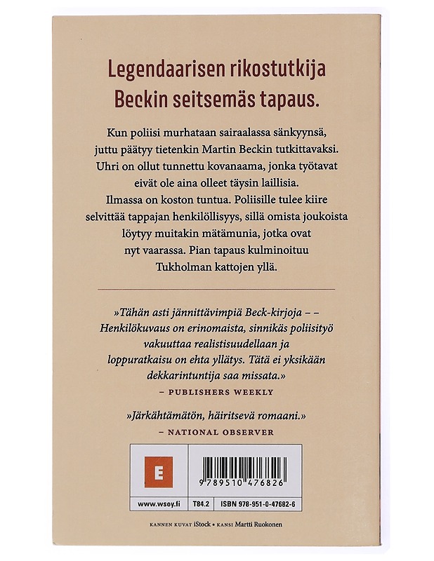 Komisario Beck tähtäimessä - Sjöwall, Maj - Jännitys ja dekkarit - 10105436718 - 1