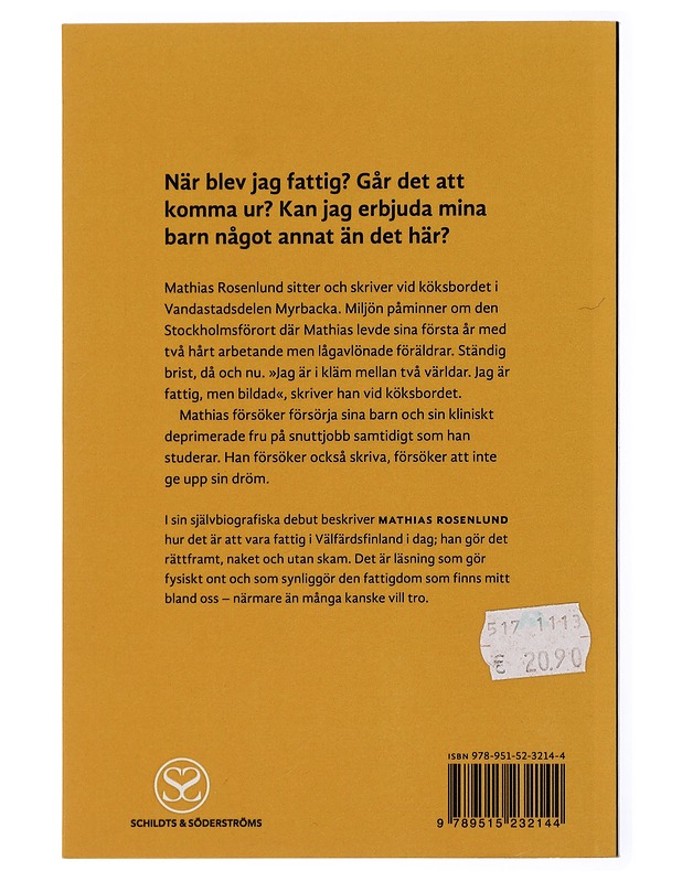 Kopparbergsvägen 20 - Rosenlund, Mathias - Elämäkerrat ja muistelmat - 10105436721 - 1