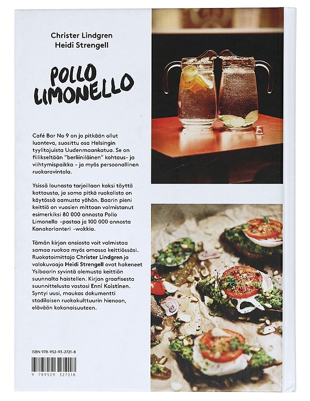 Pollo Limonello : makuja Ysibaarin keittiöstä - Lindgren, Christer - Harrastekirjat - 10105436800 - 1