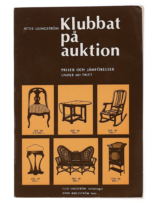 Klubbat på auktion : Priser och jämförelser under 60-talet - Ljungström, Attis - Tietokirjat ja oppaat - 10105436801 - 0