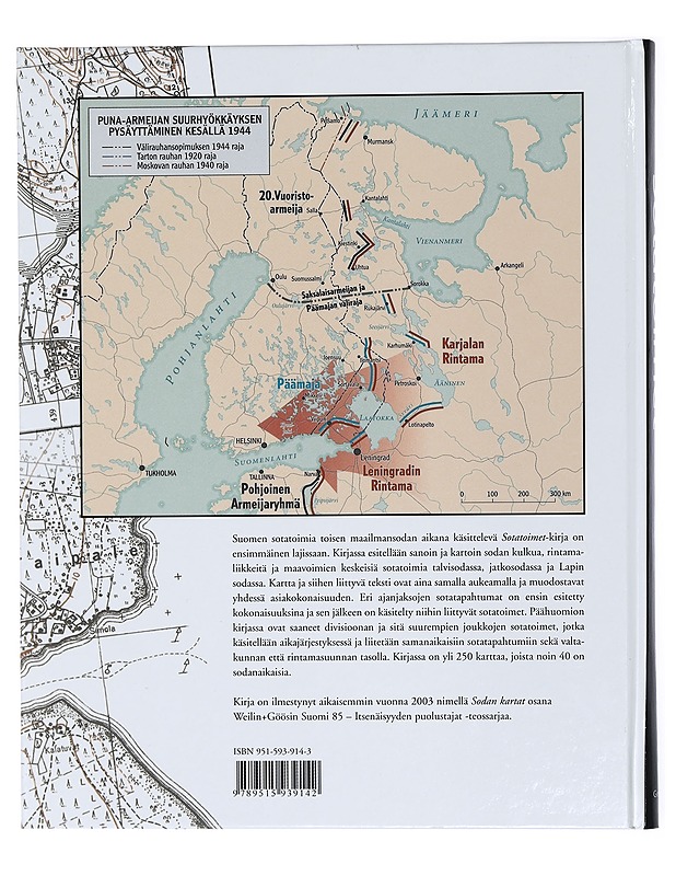 Sotatoimet : Suomen sotien 1939-45 kulku kartoin - Raunio, Ari - Tietokirjat ja oppaat - 10105436809 - 1
