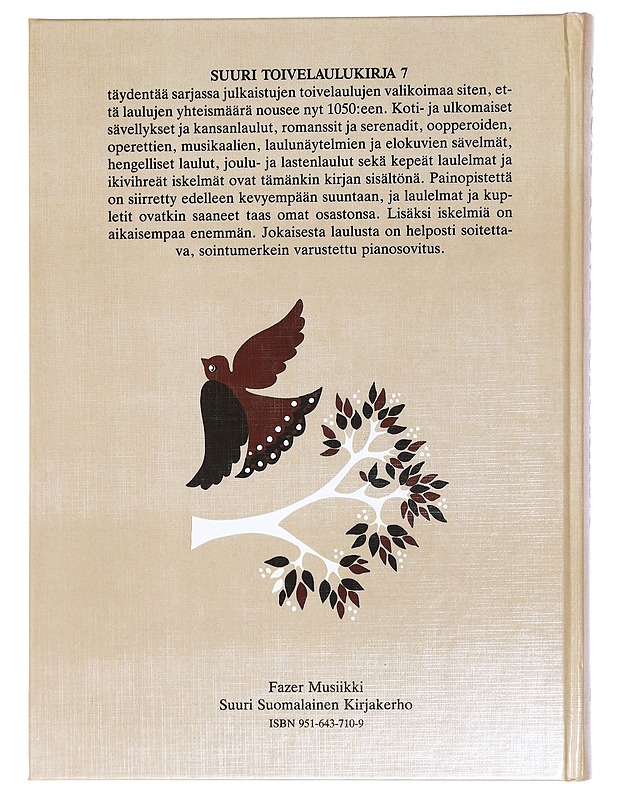 Suuri toivelaulukirja. 7 - Vuoristo, Aapeli - Harrastekirjat - 10105436812 - 1