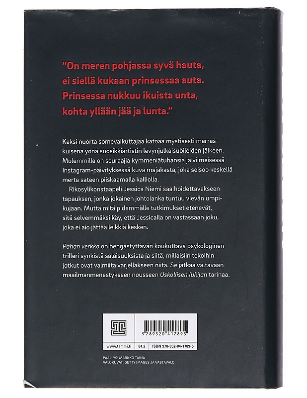 Pahan verkko - Max Seeck - Jännitys ja dekkarit - 10105436836 - 1