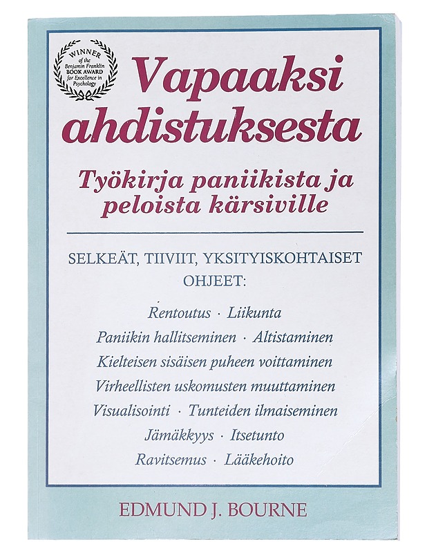 Vapaaksi ahdistuksesta - Edmund j. Bourne - Hyvinvointikirjat - 10105436846 - 0