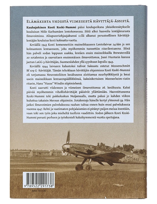 Siipimiehenä Kannaksella : hävittäjälentäjä Kosti Keski-Nummi - Jukka Piipponen, Kosti Keski-Nummi - Elämäkerrat ja muistelmat - 10105436850 - 1