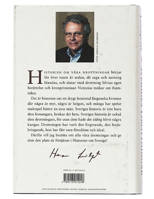 Historien om alla Sveriges drottningar - Herman Lindqvist - Elämäkerrat ja muistelmat - 10105436853 - 1