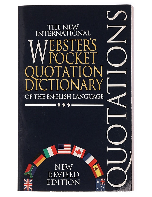 Webster's Pocket Quotation Dictionary - Trident Press International - Tietokirjat ja oppaat - 10105436859 - 0