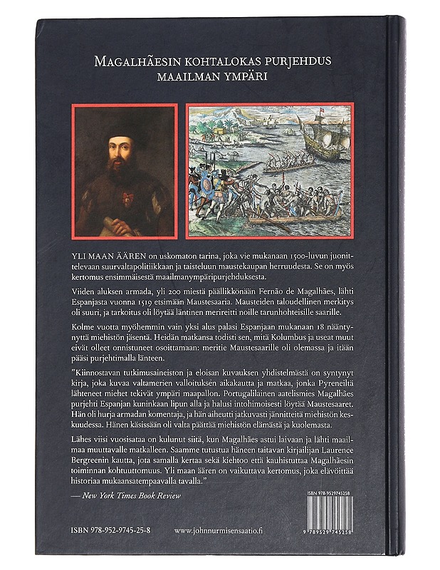 Yli maan äären - Bergreen, Laurence - Elämäkerrat ja muistelmat - 10105436889 - 1