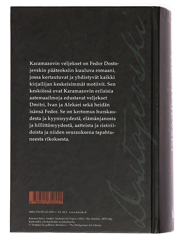 Karamazovin veljekset - Dostojevski, F. M. - Kaunokirjallisuus - 10105436923 - 1
