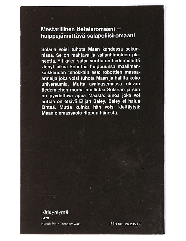 Alaston aurinko - Asimov, Isaac - Romaanit ja novellit - 10105436968 - 1