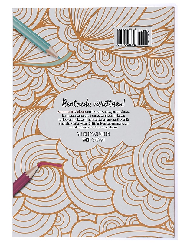 Kaunis mieli 3/25 : Summer in Colours värityskirja - Harrastekirjat - 10105436988 - 1