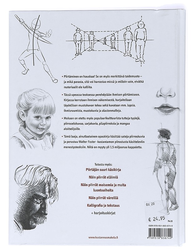 Näin piirrät ihmisen - Foster, Walter T. - Tietokirjat ja oppaat - 10105437001 - 1