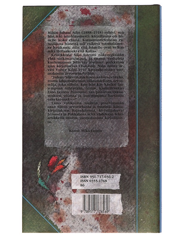 Rajankäyntejä : esseitä kirjallisuudesta 1910-1917 - Siljo, Juhani - Historiakirjat - 10105437012 - 1