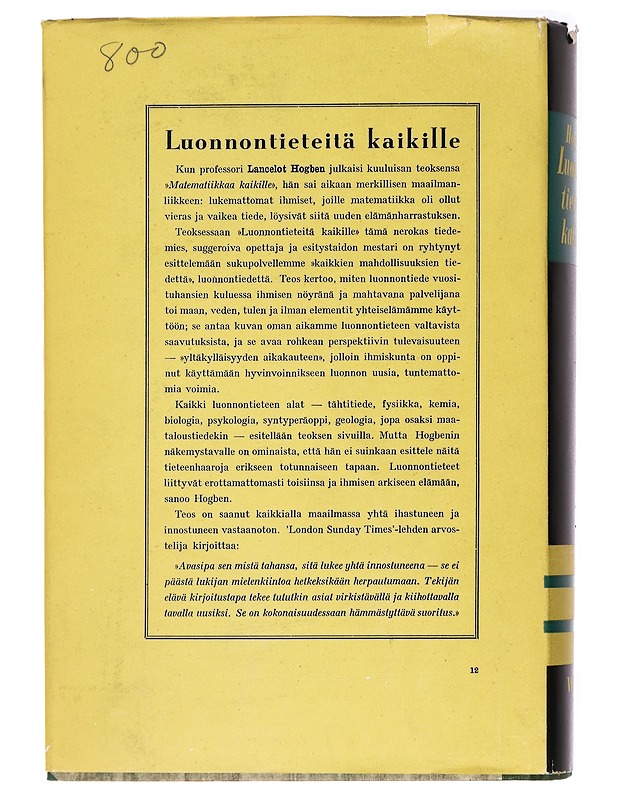 LUONNON-TIETEITÄ KAIKILLE - Tietokirjat ja oppaat - 10105437015 - 1
