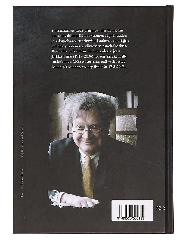 Ensimmäinen pastis plataanien alla - Laine, Jarkko - Runot ja näytelmät - 10105437036 - 1