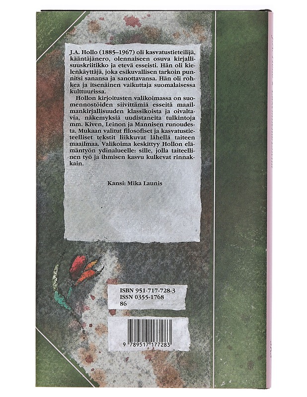 Lukemisesta : esseitä - Hollo, J. A. - Historiakirjat - 10105437041 - 1