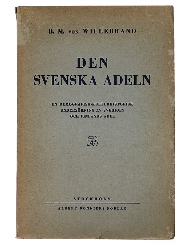 DEN SVENSKA ADELN - Tietokirjat ja oppaat - 10105437070 - 0