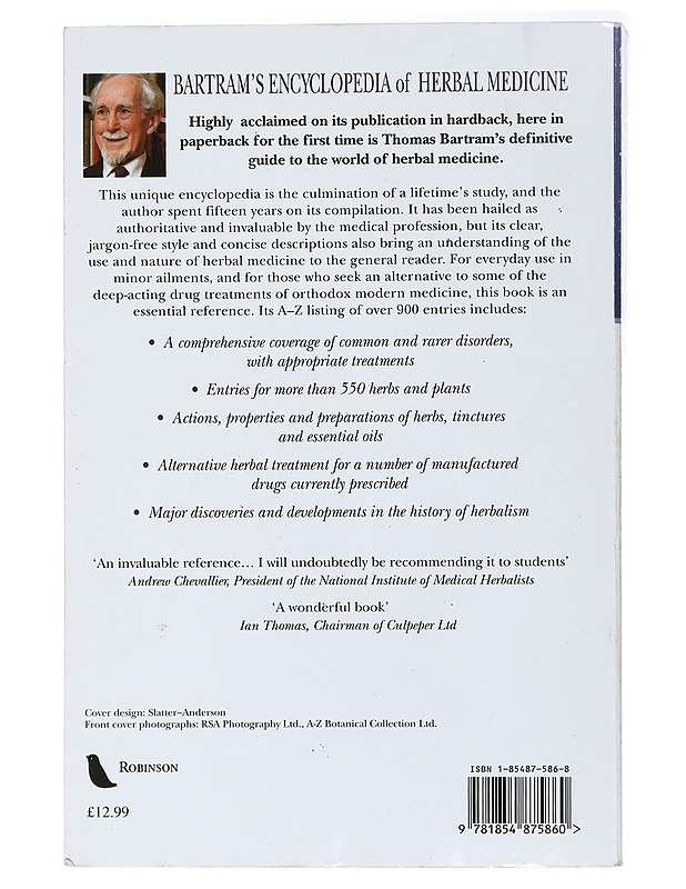 Bartram's encyclopedia of herbal medicine - Bartram, Thomas - Tietokirjat ja oppaat - 10105437100 - 1
