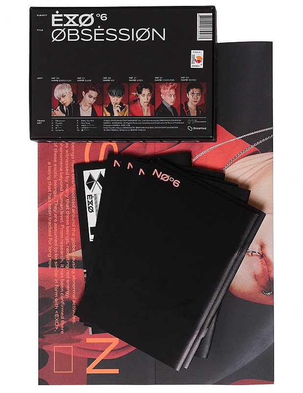 EXO Obsession 6th Album X-EXO Version - Exo - Musiikki- ja elokuvakirjat - 10105437118 - 1