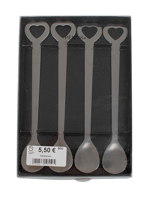 PENTIK Sydän lusikka, 4 kpl - Aterimet - 10105437149 - 0
