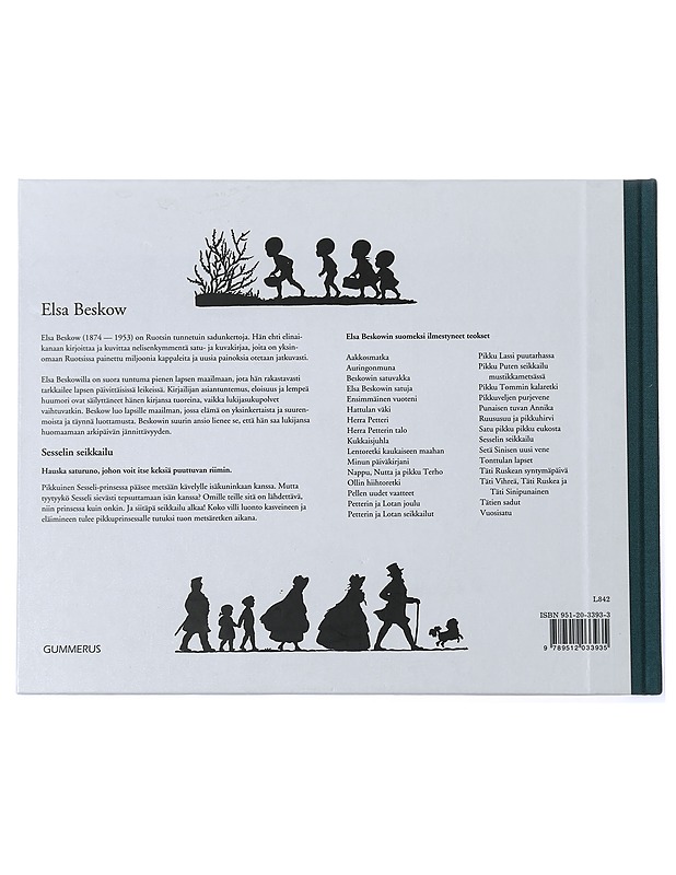 Sesselin seikkailu : saturuno - ja lapsi saa täydentää sen riimit - Beskow, Elsa - Lastenkirjat - 10105437159 - 1