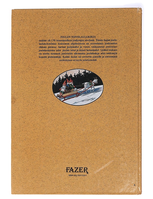 Joulun toivelaulukirja - Heikkilä, Olli - Joulukirjat - 10105437166 - 1