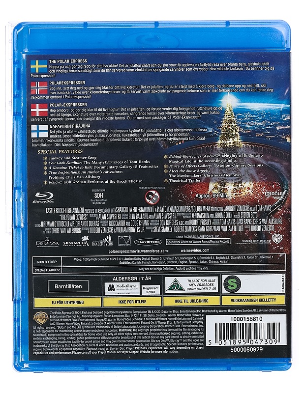The polar express - Blu-ray - Joulutuotteet - 10105437194 - 1