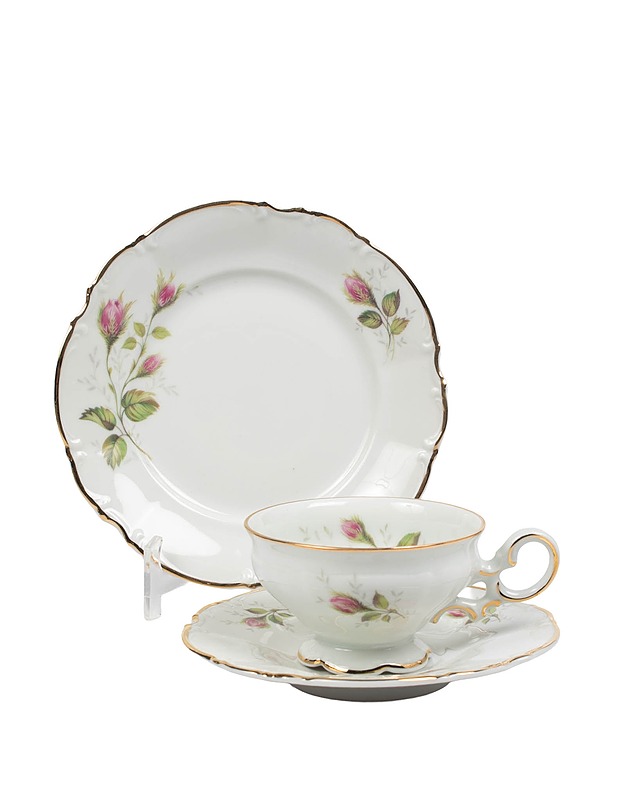 HUTSCHENREUTHER Sylvia kahvikuppisetti, 3 osaa - Mukit ja kahvikupit - 10105437201 - 2