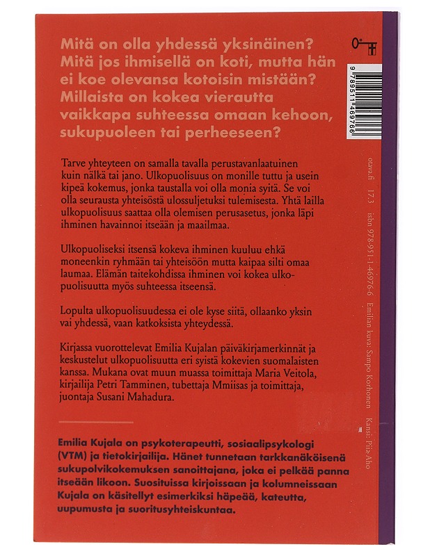 Ulkopuolisuudesta - Emilia Kujala - Tietokirjat ja oppaat - 10105437207 - 1