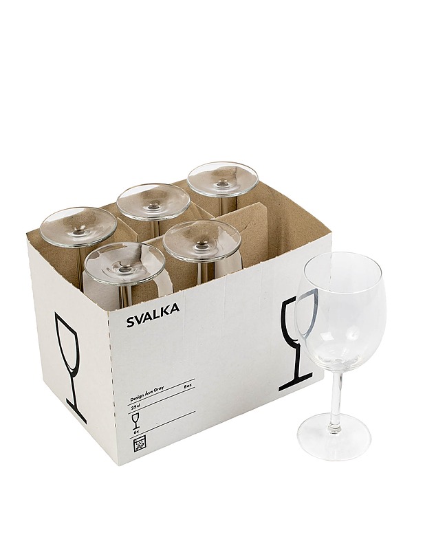 IKEA Svalka punaviinilasi, 30 cl, 6 kpl - Lasit - 10105437212 - 0